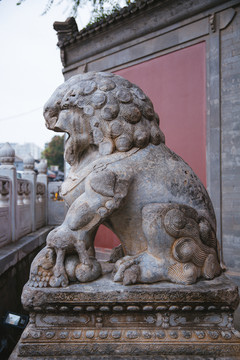 智化寺石狮子
