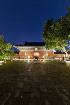 北京东城区智化寺智化殿夜景