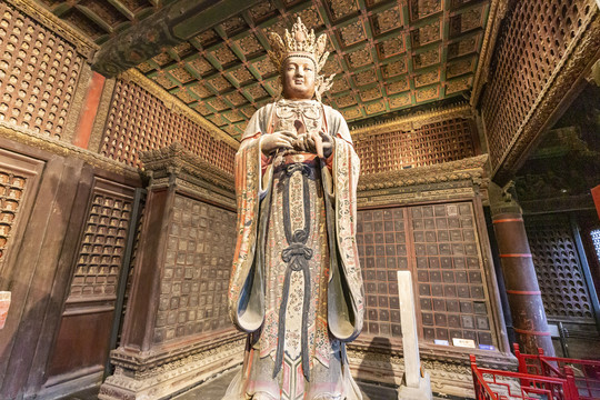 北京东城区智化寺如来殿大梵天