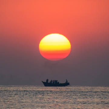 北戴河日出