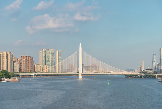 广州猎德大桥风景