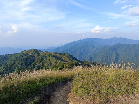 徒步武功山风景