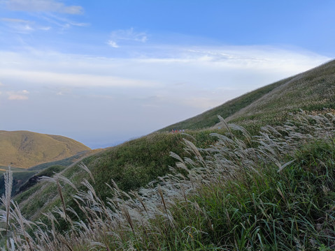 武功山徒步风景