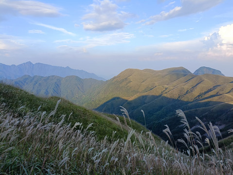 武功山徒步风景