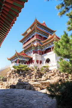 山东蓬莱三仙山风景区