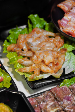 韩国烤肉日式烧肉烧烤牛肉五花肉