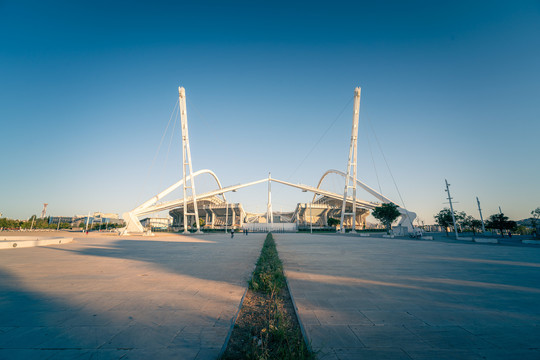 希腊雅典奥林匹克体育馆建筑