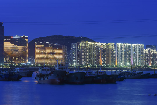 厦门海沧湾夜景