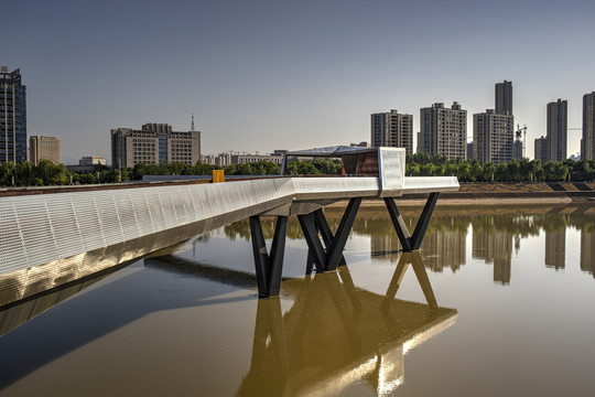金华金东区中心景观桥