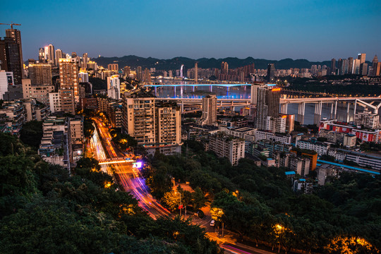 山城夜景