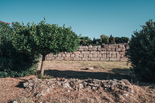希腊雅典凯拉米克斯遗址景观
