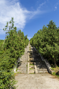 北京市平谷区轩辕庙前石阶