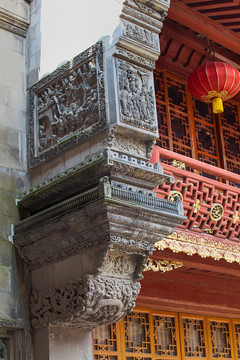 宁波庆安会馆木雕