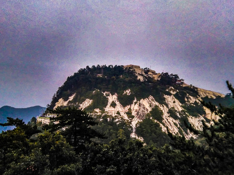 华山冬季风景