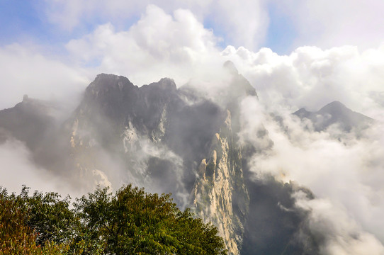 陕西华山