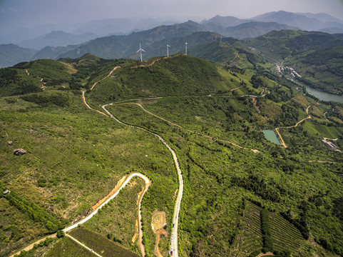 东阳东白山航拍