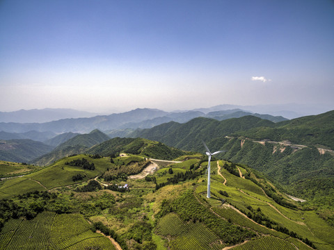 东阳东白山风机航拍