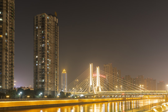 芜湖中江桥夜景