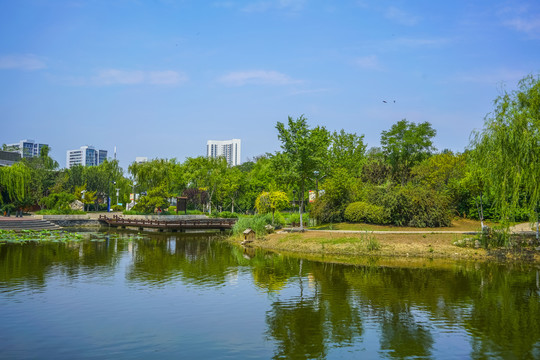 天津南翠屏公园水景