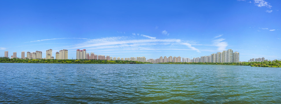 天津梅江湖泊景观
