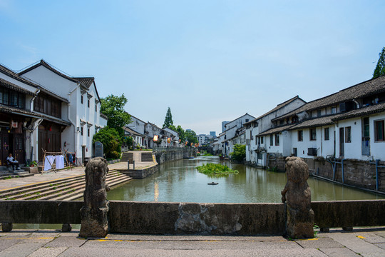 杭州市西兴古镇江南水乡风情