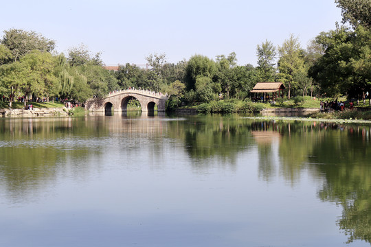北京城市风光北京龙潭中湖公园