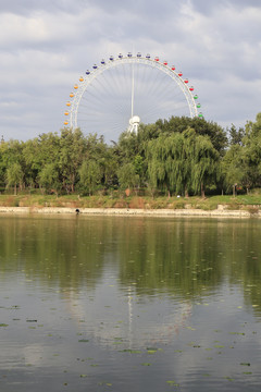 北京城市风光北京龙潭中湖公园