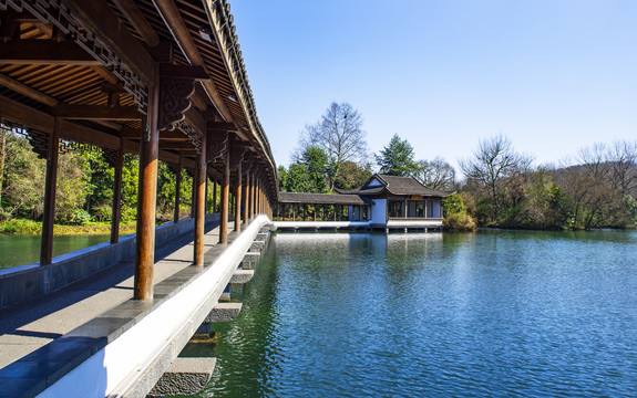 杭州西湖浴鹄湾景区