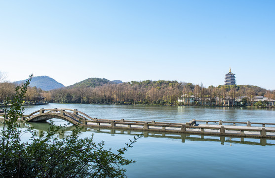 杭州西湖秋景