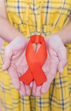 预防艾滋病红色丝带