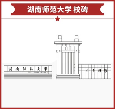 湖南师范大学校碑