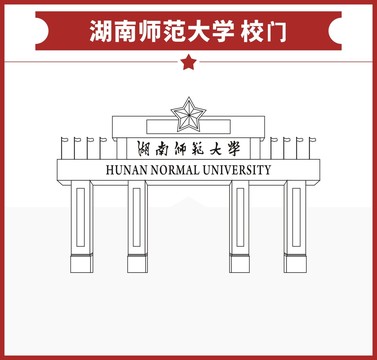 湖南师范大学大门