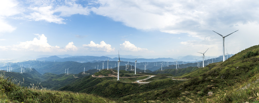 桂林兴安摩天岭风电场