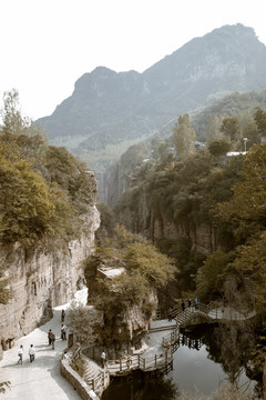 河南太行山万仙山峡谷景区