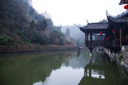 湖北恩施土司城建筑