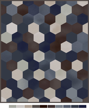 现代菱形块地毯