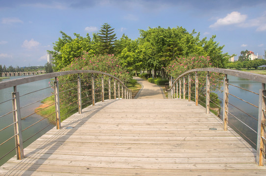 木桥景观