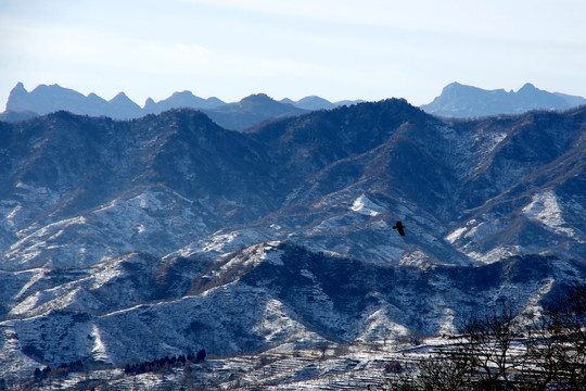 太行山上的雪