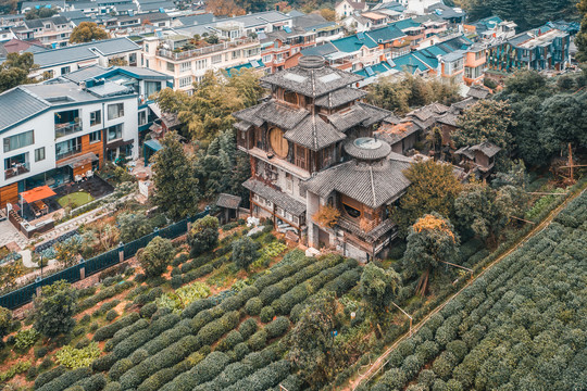 中国杭州茶园千与千寻汤屋