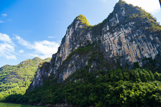 广西桂林山水漓江风光