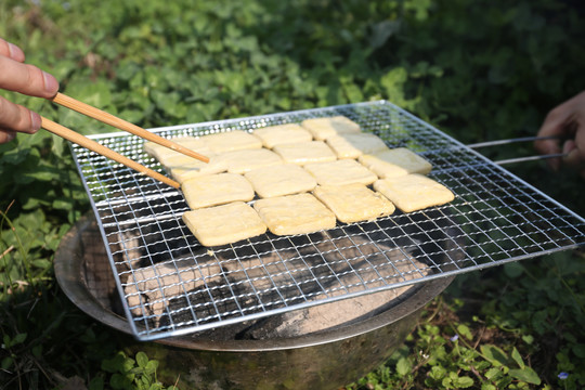 美食手撕豆腐大方臭豆腐