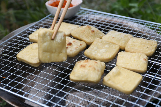 美食手撕豆腐大方臭豆腐