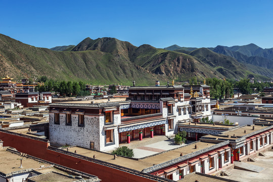 甘南拉卜楞寺建筑风光