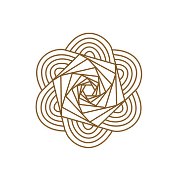 矢量图案花形