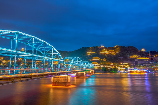 兰州中山桥夜景