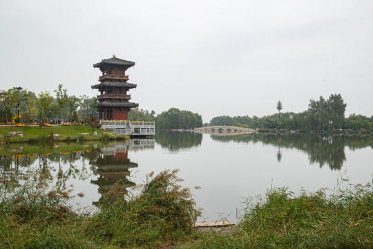 山西太原晋祠公园