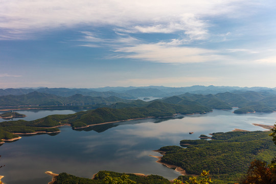 辽宁桓仁五女山桓龙湖山水风光