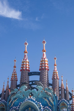 梦幻城堡楼顶设计