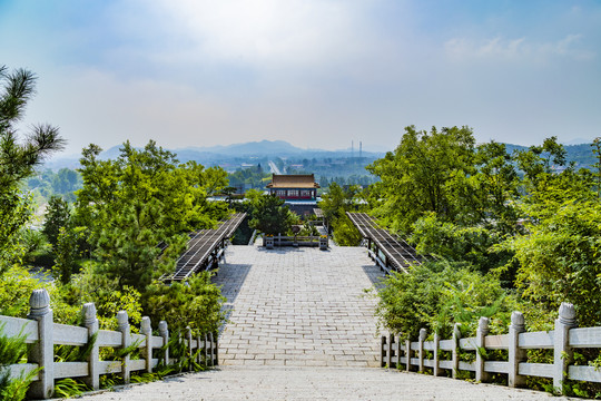 中国天津蓟县盘山风景区风光