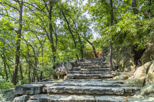 中国天津蓟县盘山风景区风光